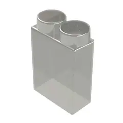 Элемент прозрачный высокий 6x3x10 см для конструктора 5"