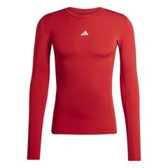 Теннисная футболка Adidas Techfit Aeroready Long Sleeve - red