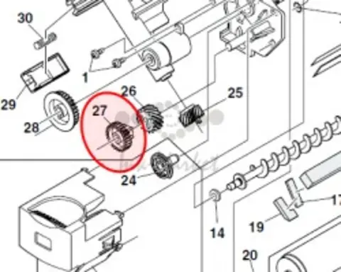 Sharp Gear idler 26t original NGERH0037QSZZ