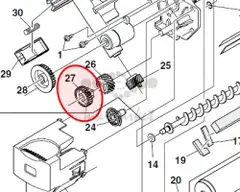 Sharp Gear idler 26t original NGERH0037QSZZ