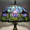 Картинка лампа Skully Tiffany purple tulip - 2