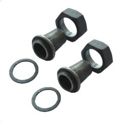 Комплект 2 гайки+2 патрубка для счетчиков газа СГБ G-4 G-4-1