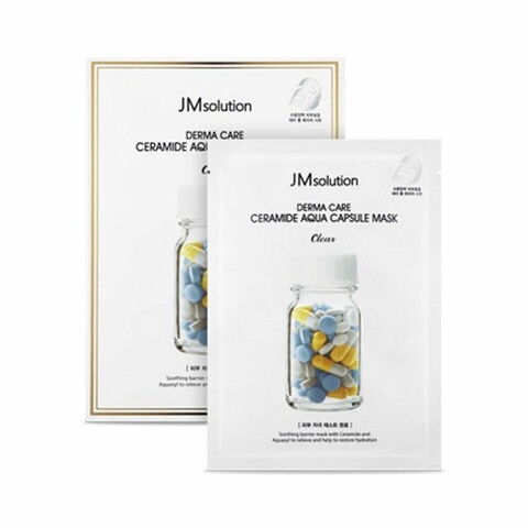 JMSOLUTION МАСКА ТКАНЕВАЯ ДЛЯ ЛИЦА С КЕРАМИДАМИ ДЛЯ ЧУВСТВИТЕЛЬНОЙ КОЖИ DERMA CARE CERAMIDE MOISTURE GAUZE MASK, 25ML