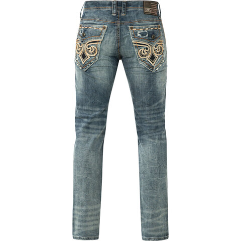 Affliction | Джинсы мужские ACE CREST HEWITT 110SS246 сзади