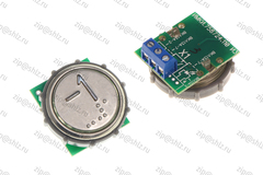 Кнопка (кнопочный модуль) ВКЛ13А-7-4ПБ "-1 этаж", круглая, белая подсветка, с кодом Брайля