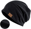 Картинка шапка-бини Skully Wear YZM-760 black skull - 1