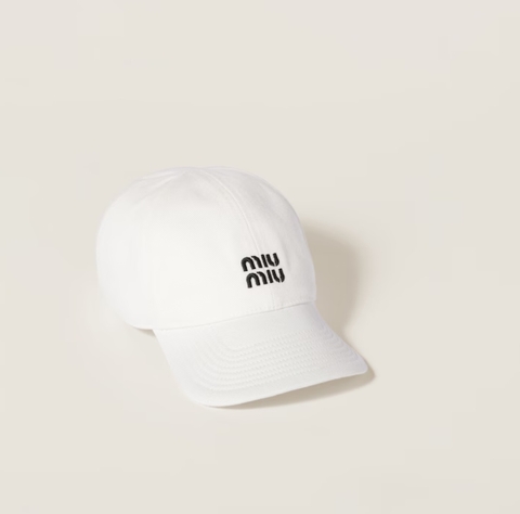 Бейсболка MIU MIU джинсовая