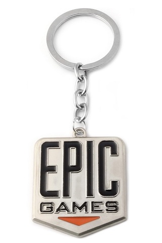 Фортнайт брелок логотип компании Epic Games