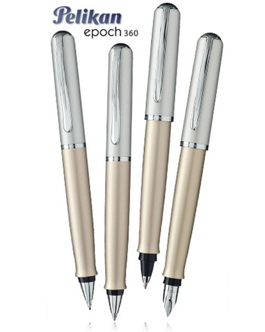 Ручка перьевая Pelikan Epoch® P360, Titan Silver CT, F (936849)