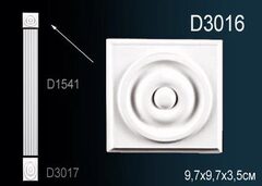 Капитель пилястры D3016