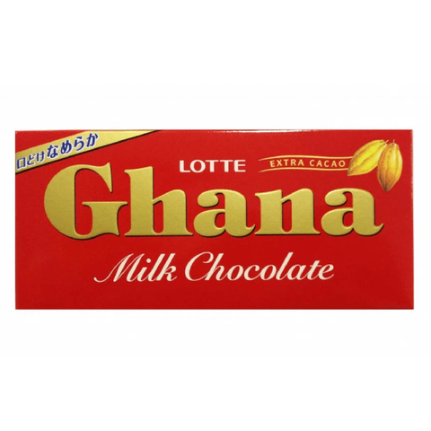 Шоколад молочный Гана Lotte Ghana, 50 гр