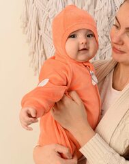 Велюровый шлем (абрикосовый)