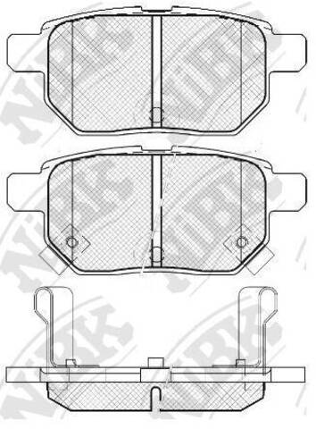 Колодки NiBK PN1519