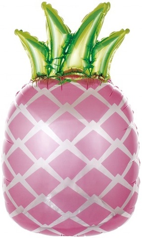 фольгированный шар ананас розовый