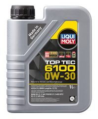 яяМасло Liqui Moly Top Tec 6100 0W30 SP C2 (1л) синтетика для BMW