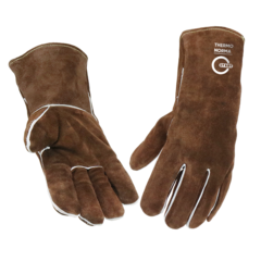 Краги спилковые START ThermoNorma утепленные (коричневые)