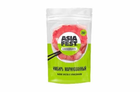 Имбирь ASIA FEST мар в уксусе 200 г Виртэкс