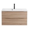 BelBagno BB800/450-LV-MR-FT Раковина из литьевого мрамора, 800x450x142, BB800/450-LV-MR-FT
