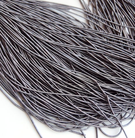 Канитель мягкая матовая сталь 1мм (№4994)