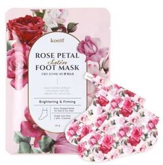 Маска-носочки для ног с экстрактом розы Petitfee Koelf Rose Petal Satin Hand Mask