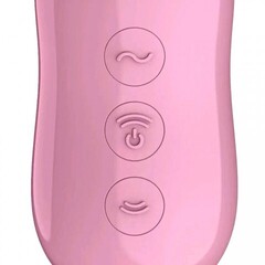 Вакуумный стимулятор клитора с вибрацией  Satisfyer Cotton Candy лиловый