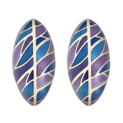 Серьги с Цветной Эмалью, E0261-6/3