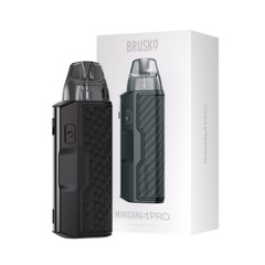 Brusko Minican 5 PRO, 1400 mAh, Черный карбон