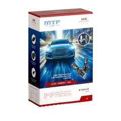 Светодиодные лампы MTF Light H4 IMPRESS 6000K