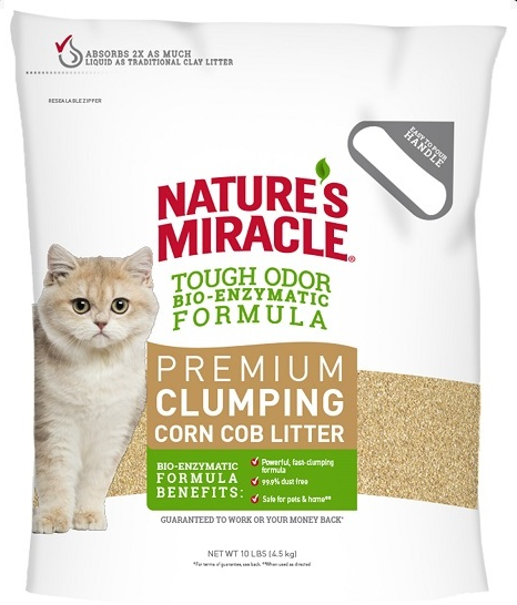 Наполнители Наполнитель кукурузный NM Premium Natural Care для кошачьего туалета комкующийся 4,5 кг 1.png