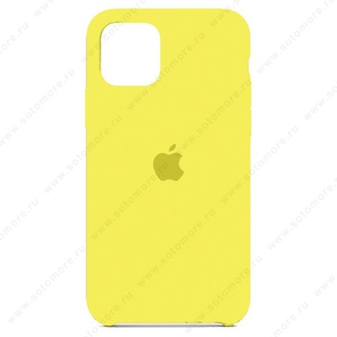 Накладка Silicone Case для Apple iPhone 11 Pro Max желтый