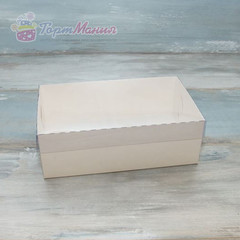 Коробка (VM) с прозрачной крышкой - 25 х 15 х 5 см