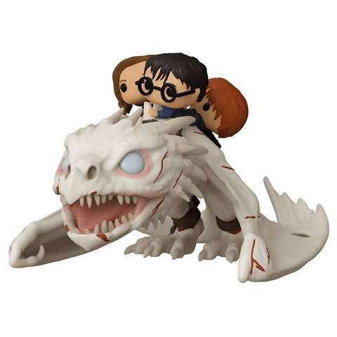 Фигурка Funko POP! Rides Harry Potter S11 Harry, Hermione & Ron Riding Gringotts Dragon (93)