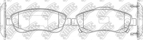 Колодки NiBK PN8808S