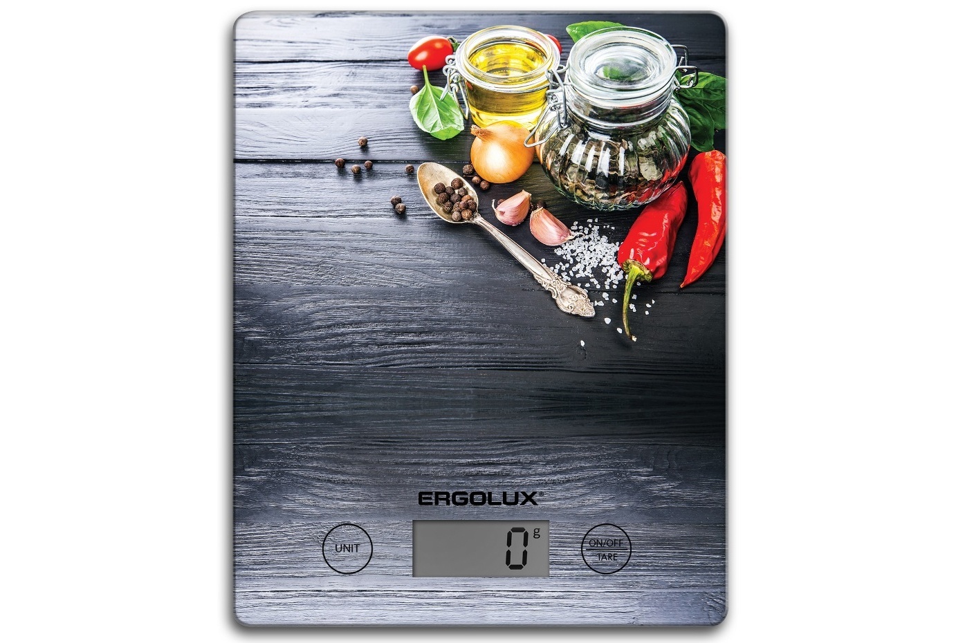 Весы кухонные Ergolux ELX-SK02-С02 черный