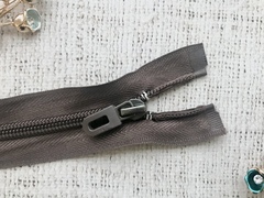 Молния спираль, Т7, L 77 см, коричневый