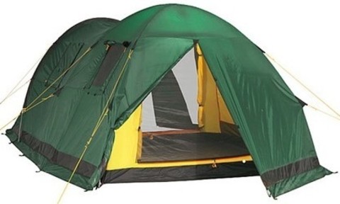 Картинка палатка кемпинговая Alexika GRAND TOWER 4 green, 520x260x178  - 2