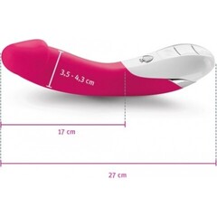 Вибратор Mystim Terrific Truman вишневый