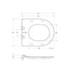 BelBagno BB901SC Сиденье с металлическими креплениями, быстросъемное, системой Soft close BB901SC 335x458x50