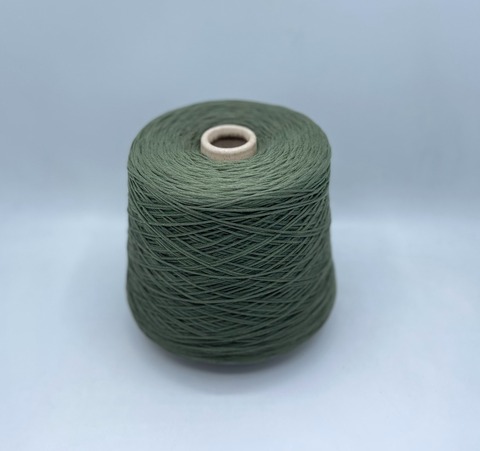 ECAFIL (пр.Италия),art-Tondo 350м/100гр, 83% Хлопок, 17% Полиамид ,цвет-Приглушенно-зеленый.арт.32624