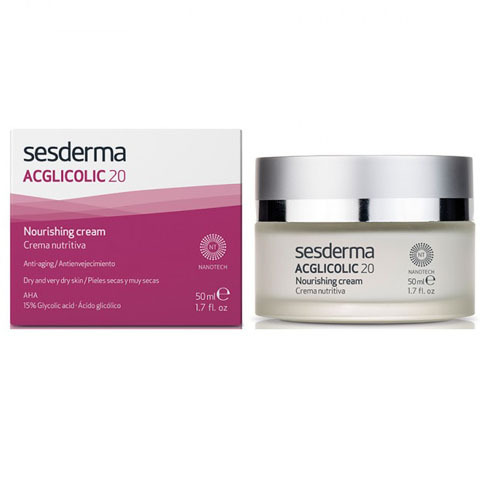 Sesderma ACGLICOLIC 20: Крем питательный с гликолевой кислотой для лица (Nourishing Cream)