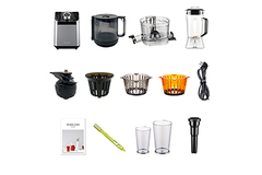 Соковыжималка-блендер (2-в-1) Hurom M100-SBEA05, серебристый металлик