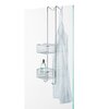 Decor Walther 0705000 Decor Walther DW HGK2 Корзина двойная 150x120x700 мм., для установки на стекло душевой кабины, цвет хром
