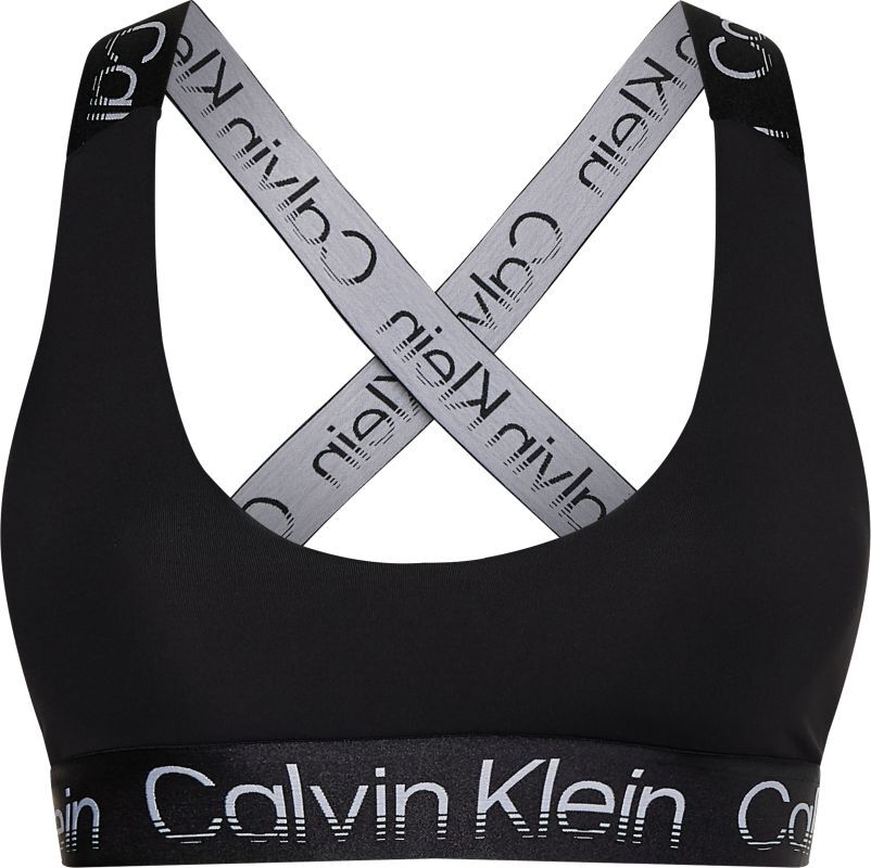 ТОП теннисный Calvin Klein WO Medium Support Sports Bra - black beauty -  купить по выгодной цене