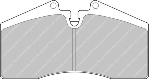 FCP560H Тормозные колодки дисковые спортивые DS2500