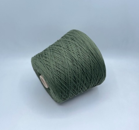 ECAFIL (пр.Италия),art-Tondo 350м/100гр, 83% Хлопок, 17% Полиамид ,цвет-Приглушенно-зеленый.арт.32624