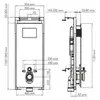 WasserKRAFT Salm 27TLT.010.ME.BL.CH04 Система инсталляции для унитазов