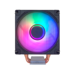 Кулер для CPU BaseTech 903SCR, 1х92мм, 700-2400rpm, 4-pin, Al+Cu, серебристый-черный-белый/FRGB, 44CFM, 23дБ, 3-PIPE(прямой контакт), TDP 130Вт, INTEL 1700/1200/115x/2011, AMD AM5/AM4/AM3(+)/AM2(+)/FM2(+) (BT-903SCR)