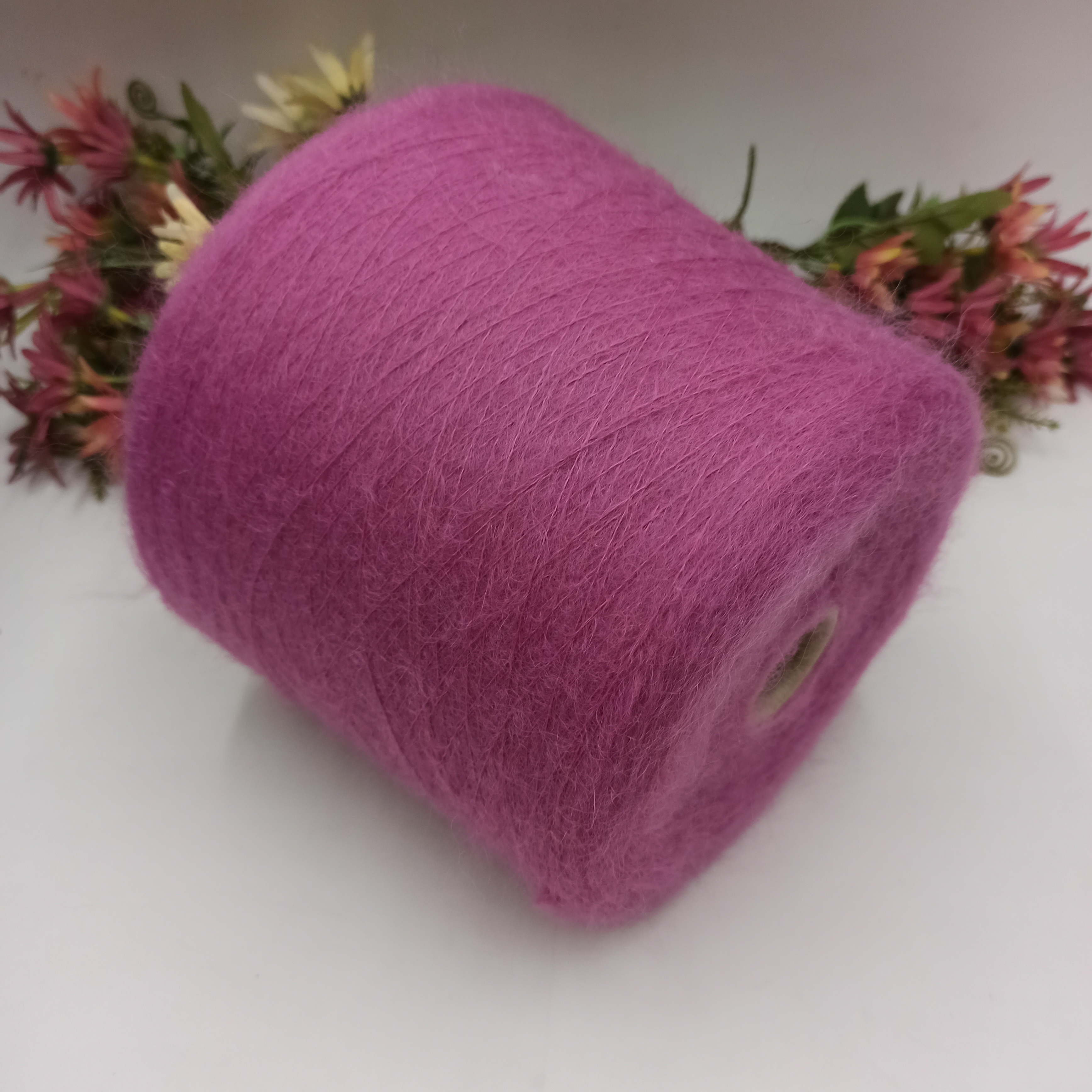 Мохер на шёлке арт Super Kid seta от Pura Lana Italia 950м/100гр Розовый 13