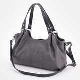 Сумка Саломея 304 македония серый + черный