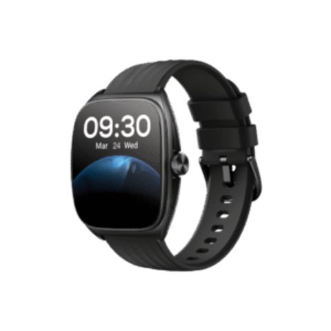 Умные часы TTEC Tempus Pro 47mm Rectangular Case Smartwatch AMOLED, черный